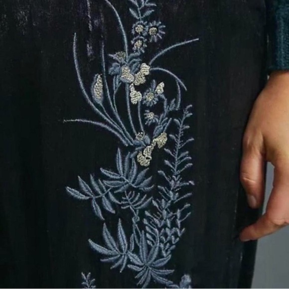 Embroidered Black Jogger Pants - Picture 2 of 13